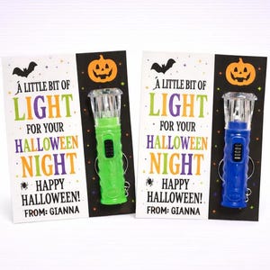 Mini linterna de Halloween: regalos de clase de Halloween, regalos de fiesta de Halloween, regalos de linterna de Halloween, regalo de cesta de Halloween