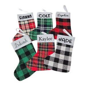 Personalized Mini Christmas Stockings – 6 Styles – Gift Card Holder Stocking – Christmas Party Favors – Teacher, Coworker, Classroom Gifts