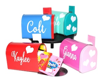 Personalized Valentine&#39;s Day Mailbox, Mailbox for Valentines Day, Decor, Valentine&#39;s Day Gift, Valentine&#39;s Day Classroom Favors