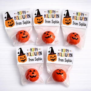 Squishy Pumpkin Halloween Party Favors - Ready to Gift - Kids Halloween Favors - Trick or Treat Handouts