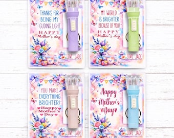Mother’s Day Gifts - Mini Flashlight Favors - Mom Gift From Kids - Classroom Mother’s Day Handout - Bulk Mother's Day Gifts - Ready To Gift