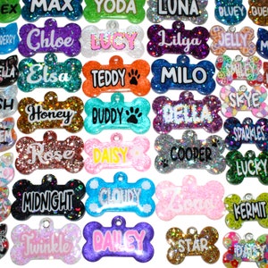 Personalized Pet ID Tag, Design Your Own Pet Tag, Food Pet Tags, Resin Dog Tag, Resin Cat Tag, Custom Pet ID Tags, Pet Gift, Pet ID Tag