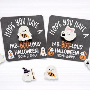 Borradores de fantasmas de Halloween - Listos para regalar - Regalos para fiestas infantiles de Halloween - Regalos para estudiantes