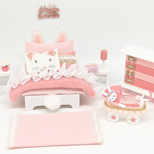 Wood Kids Doll Furniture Set Unicorn Dollhouse Furniture Etsy