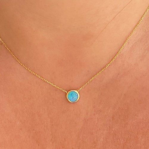 Dark Blue Opal Bracelettiny Opal Braceletsimple Dainty Gold Etsy Israel