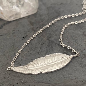 Sterling Silver Feather charm anklet, Dainty silver anklet, Silver ankle bracelet, beach jewellery -sideways feather -Summer Jewellery