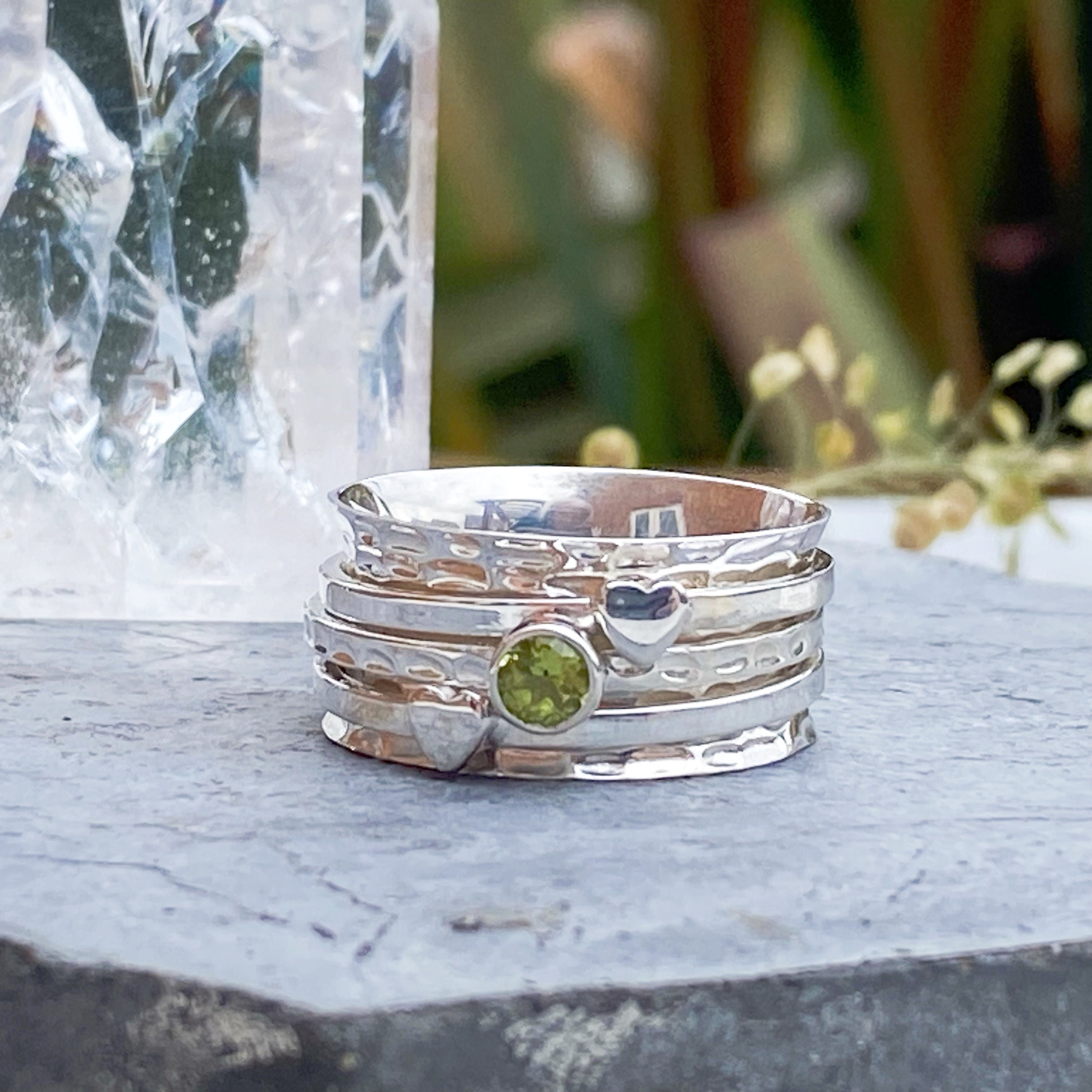 Heart spinner ring clearance