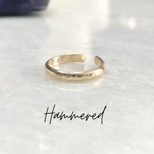 Hawaiian Breeze Adjustable Gold Toe Ring / 14K Gold Fill or Etsy