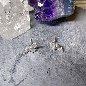Silver Bat stud earrings |  Sterling silver bat earrings | Cute animal studs |  sterling silvers mall studs  | Gift Idea