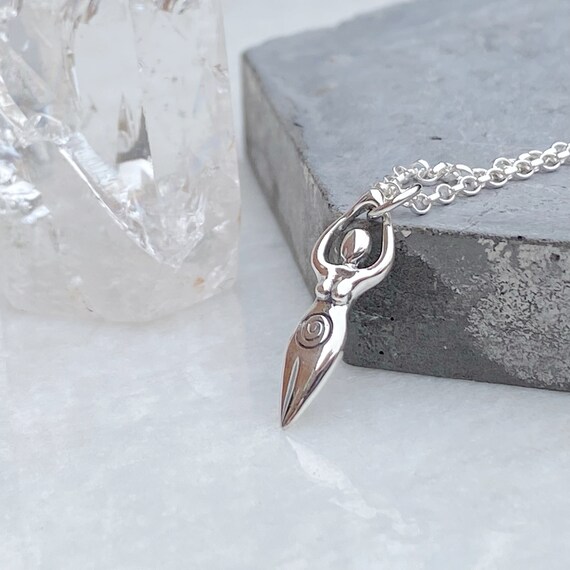 Sterling silver clearance pregnancy necklace