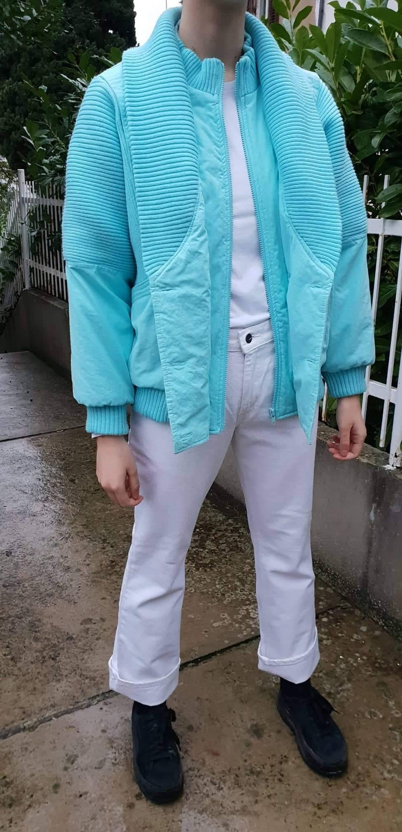 baby blue ski jacket