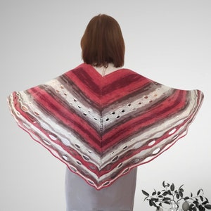 Ladies Knit Multicolor Shawl, Lace Bohemian Shawl