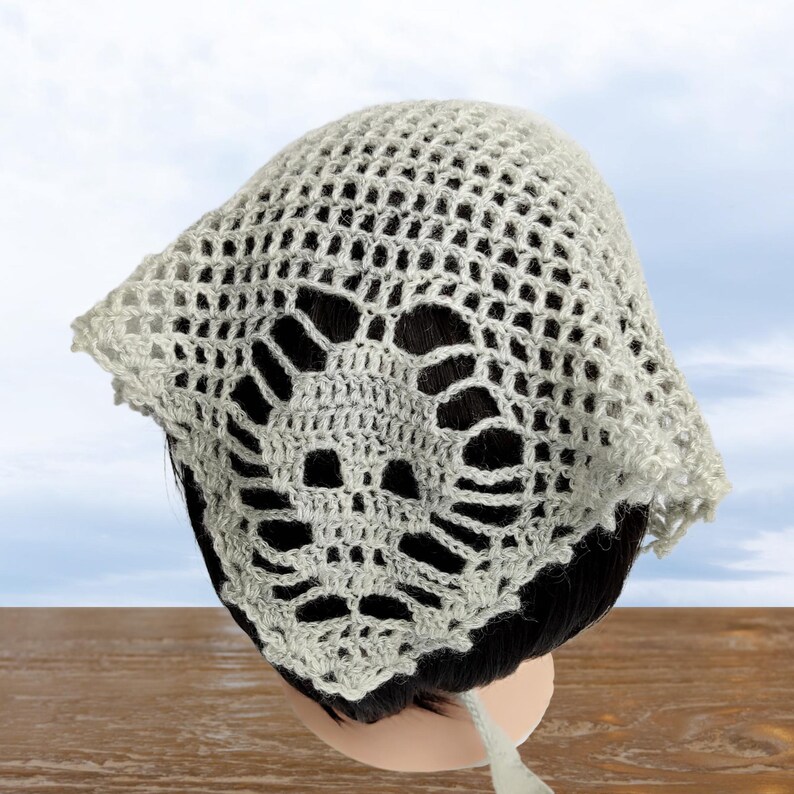 triangle hair scarf,
scarf on head,
Hair Kerchief