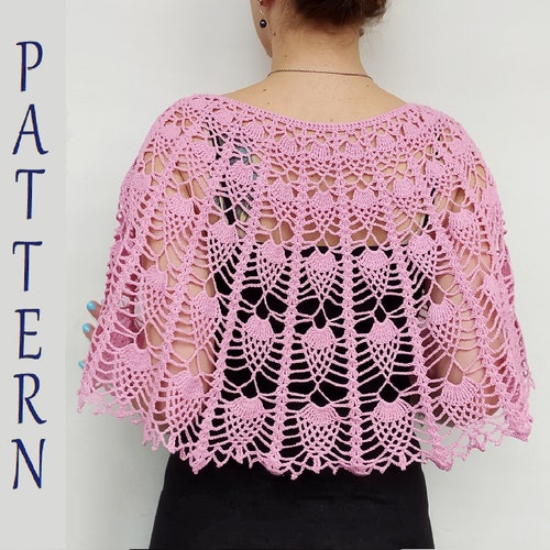 Lattice Crochet Capelet