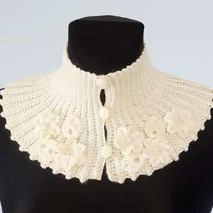 Crochet Woman Capelet PATTERN, Crochet Collar, Tutorial and Diagrams