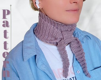 Crochet Sophie Scarf Pattern: Beginner Friendly Tutorial (PDF), Skinny Scarf