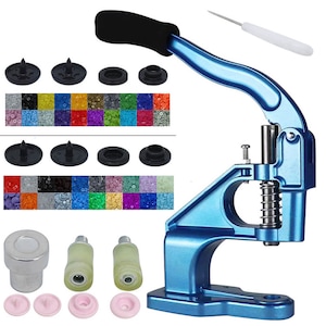 Press Machine 800 ensembles KAM Snaps KAM Taille 20 DiesButton Press For kam Snaps For Clothing Snap Buttons Kit Snap Fastener Kit Plastic Snaps image 1