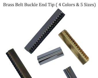 10 PCS Brass Belt Buckle End Tip--