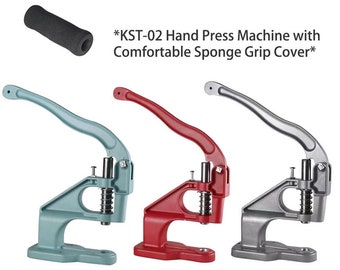 Hand Press Machine for Grommets/Eyelets,Double Caps Rivet Press/Crystal Rivets/Rhinestone Rivets/Eyelet Tool Kits/Rivet Setter/Eyelet Setter