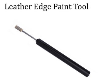 Leather Edge Paint Tool: Aluminum Edge Oil Pen with 2 Heads
