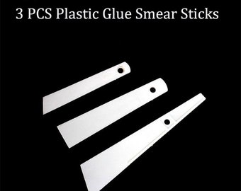 Plastic Glue Smear Sticks: Leathercraft Applicator Tool (3 PCS)