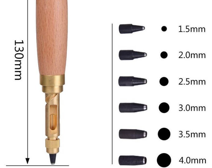 Oval Shape Punchleather Punch Leather Craft Hole Punch Set Etsy