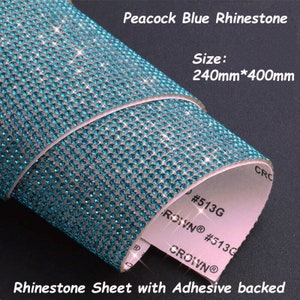 Self Adhesive Rhinestone Bling Stickers 6mm Crystal Bling 