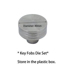 Key Fobs Dies Set////Die Set for Key Fob Hardware with Key Rings Sets,Perfect for Bag Wristlets with Fabric/Ribbon/Webbing/Embossed Key Fobs