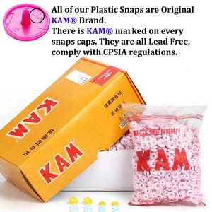 KAM Snaps Color Chart – Plastic Snap Color Card (60 Colors) image 7