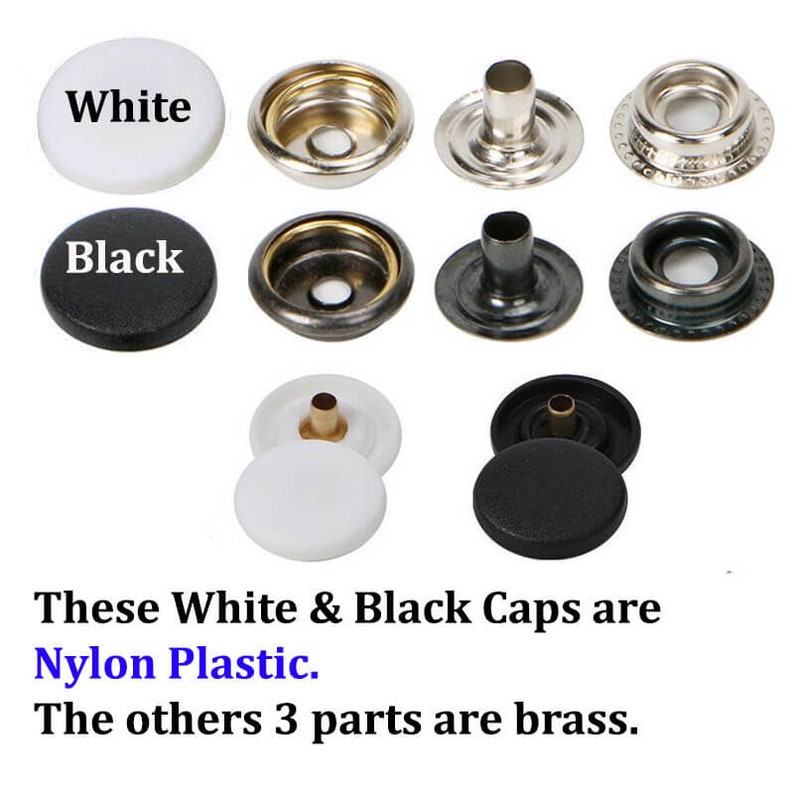 --Snap Button Mould Heavy Duty Snap Button Kit Metal Snap Button Snap Fasteners Button Mold Utility Spring Metal Snaps Dies Sets 12.5mm,15mm
