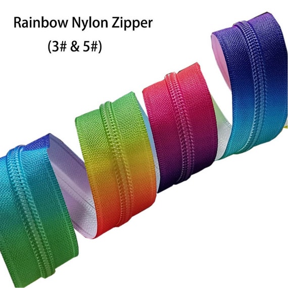 10 Cerniere In Nylon Colorate Da 7,6 Cm - Assortimento Arcobaleno Con Fermagli E Serrature - Ideali Per Cucito, Gonne, Abiti, Borse E Progetti Creativi