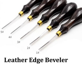 Hochwertiges Edge Beveler --Leder Rand Werkzeug für Lederkunst American Style Edge Rounding Edger Tool Bevel The Edge