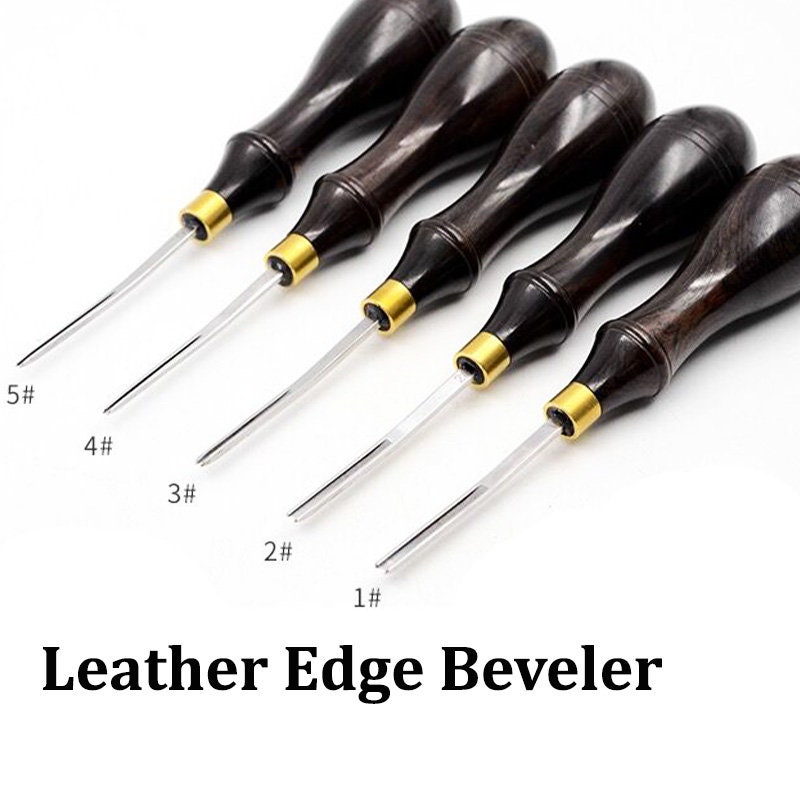 Oka Multi Edge Slicker Leathercraft Creaser Leather Burnishing Creasing Tool  Multi Purpose Edge & Surface Burnisher, for Leatherworking
