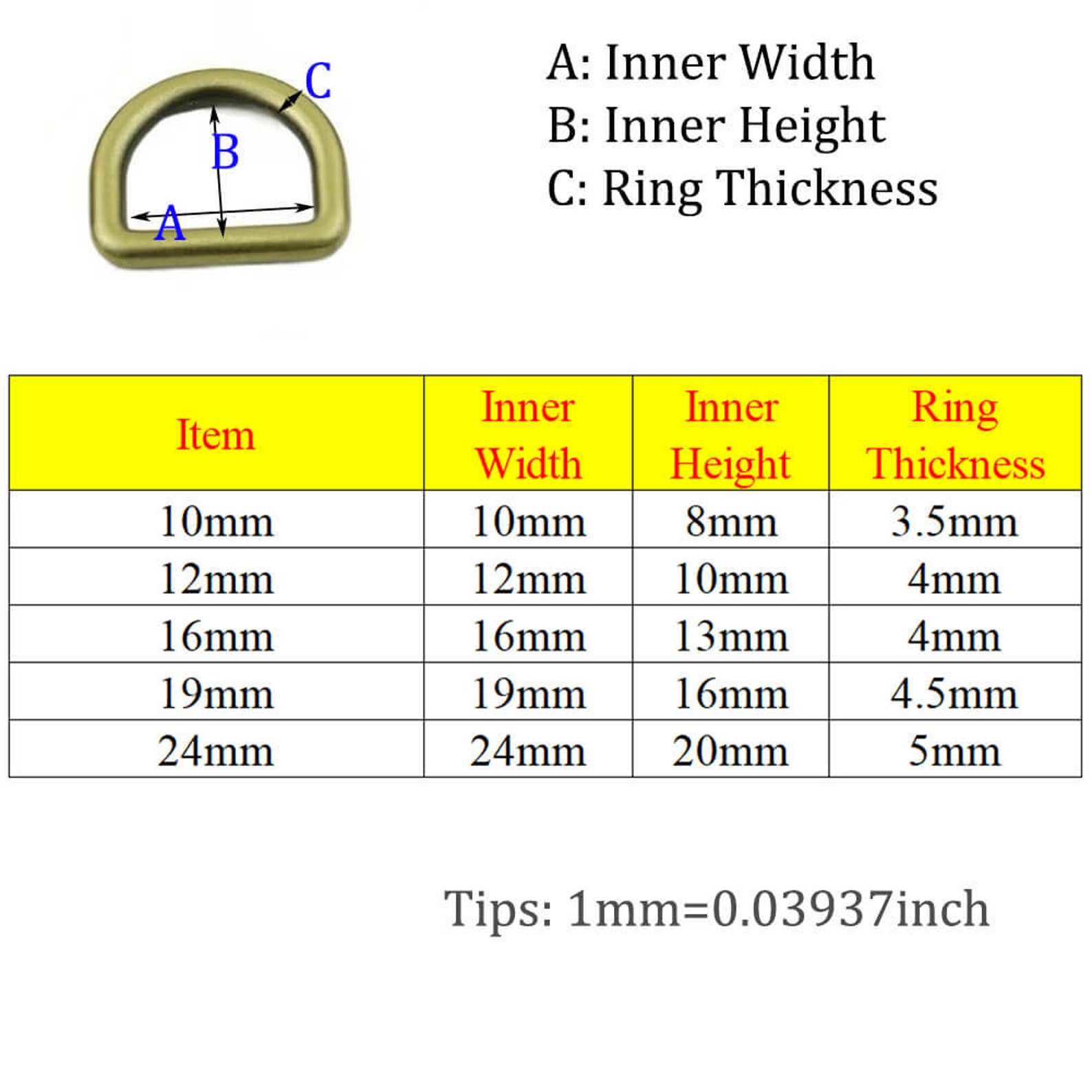 10 PCS No Split Dringsd Ring for Straps Bags Purses Etsy