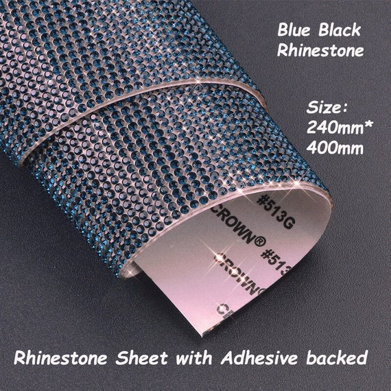 Rhinestone Sheet W Adhesive Backedbaby Blue Rhinestonerhinestone