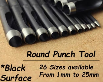 Quality High Steel Hole punch Hollow Hole Steel Round Punch Leather Punch Hole Puncher Leather Punch Tool Leather Hole Puncher Eyelets Punch