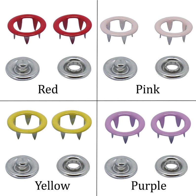 Open Ring Metal Snaps Dies 3 Sizes Availableprong Ring Etsy Canada