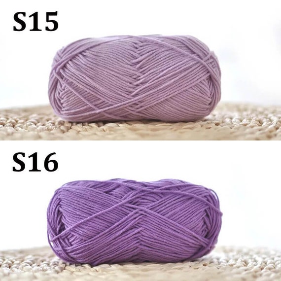 2 Skeins of 4 Shares Combed Milk Cotton Yarn 51 Colors Available Crochet  Yarn Worsted Assorted Colors Yarn Crochet Yarns Knitting Yarns 