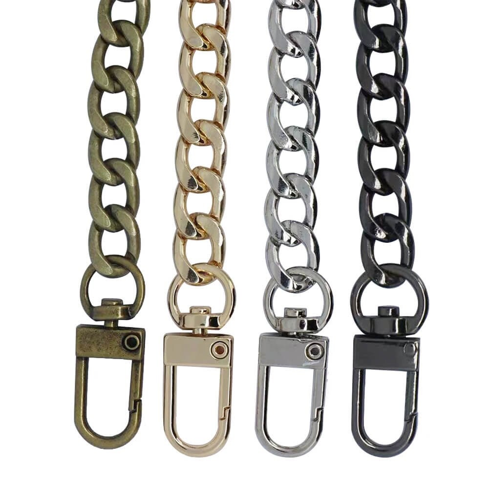 Flat Chain Strap: DIY Handbag Purse Straps With Metal Hooks - Etsy
