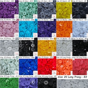 240 KAM Plastic Snaps: Size 20 Snap Fastener Kit