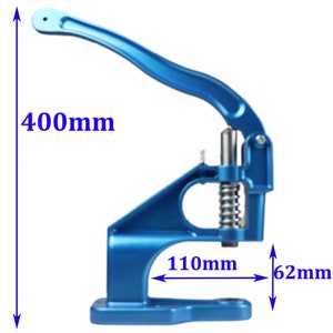 Mode lente metalen drukknopen Dies Sets 10 mm, 12,5 mm, 15 mm, 17 mm Zware drukknopen voor lederen drukknopen Knop Metalen drukknopen kit Drukknopen afbeelding 6