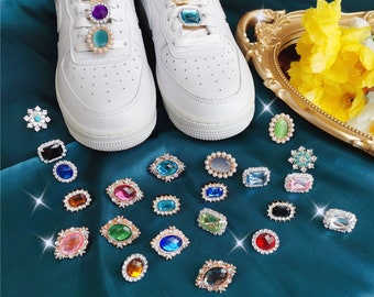 Crystal Shoelace Charms: Rhinestone Shoe Decoration (2 PCS)