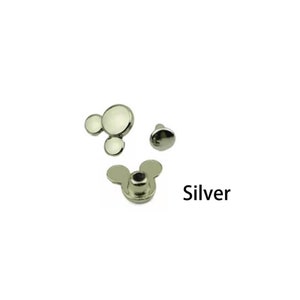 Mickey Mouse Rivets: Zinc Alloy Decorative Cap Rivets (10 Sets) - Etsy