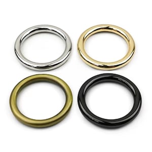 5 Stück keine geschlitzten O-Ringe - O-Ring für Riemen, Taschen, Gürtel, Leder