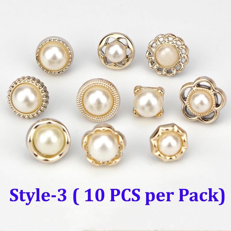 Decorative Pin Buttons, Rhinestone Pin Charms for Clothing, Bags