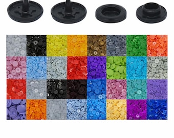800 KAM Plastic Snaps: Size 20 Long Prong & Glossy Fasteners