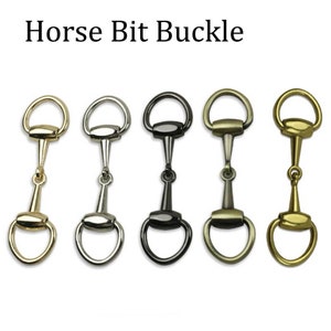 5 PCS Horse Bit Buckle---Shoe buckles Equestrian buckle Bridle bit buckle Horse riding buckle Horsebit-inspired hardware Bridle accessories