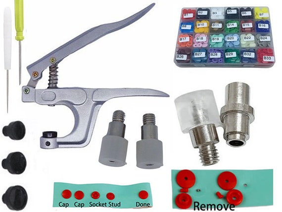 KAM Snaps Hand Pliers Press Starter Kit with Plastic KAM Snaps