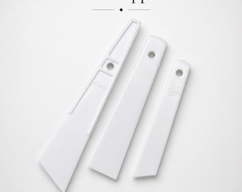 3-Piece Leather Glue Applicator Set, Plastic Glue Spreader Tools