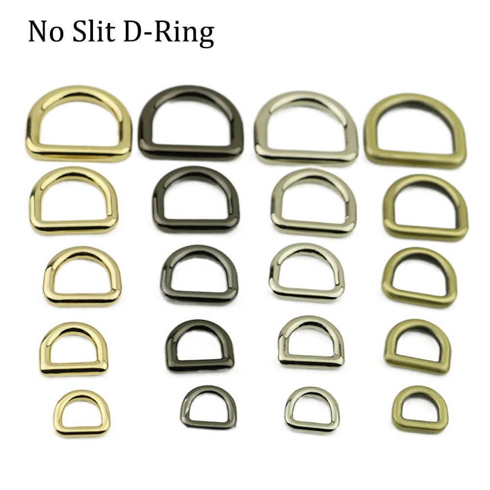 6PCS Bronze Heavy Duty D Ring, Round Rings, Metal D Rings, D-rings